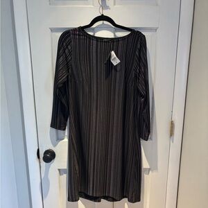 Torrid Black and Silver Dress NWT